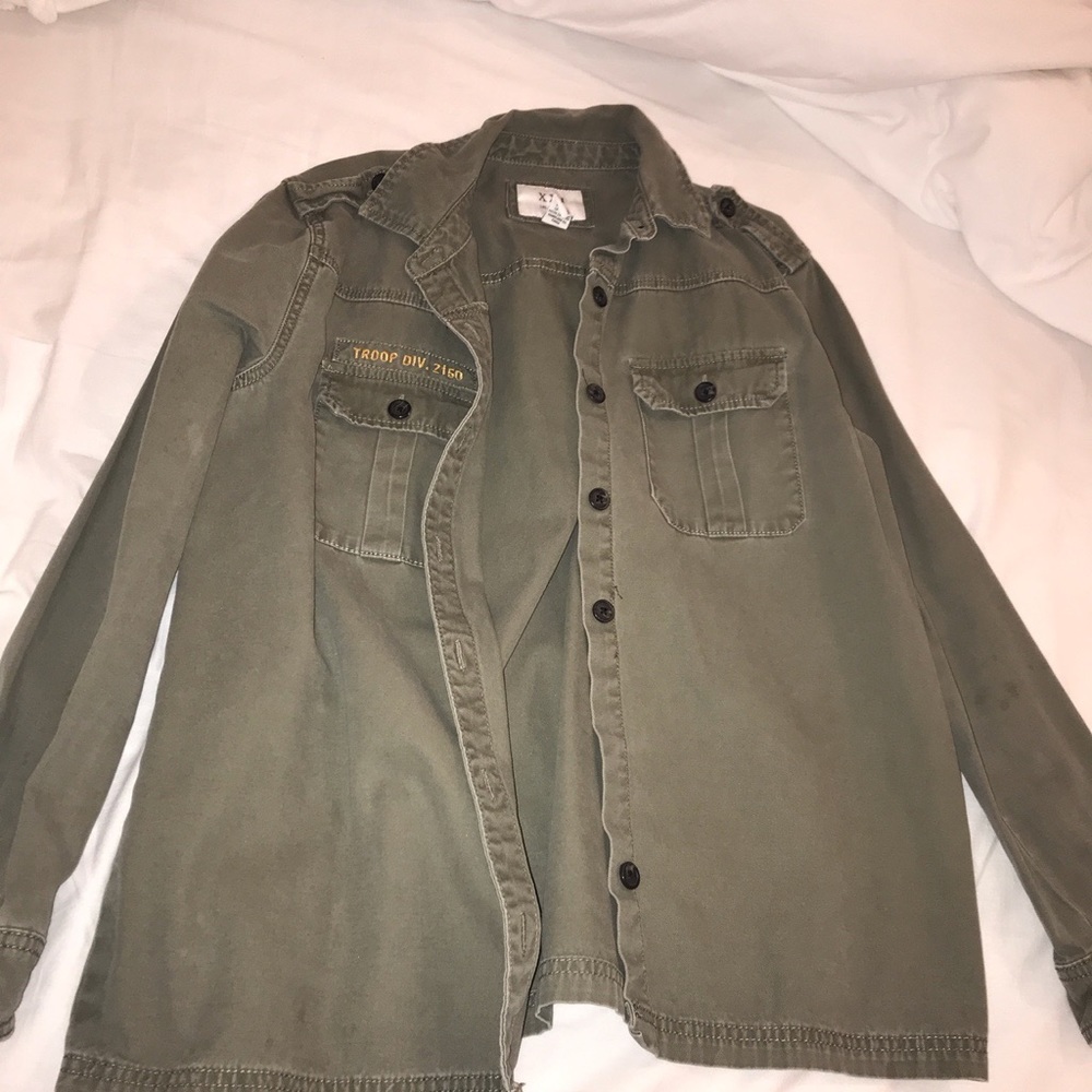 green forever 21 jacket